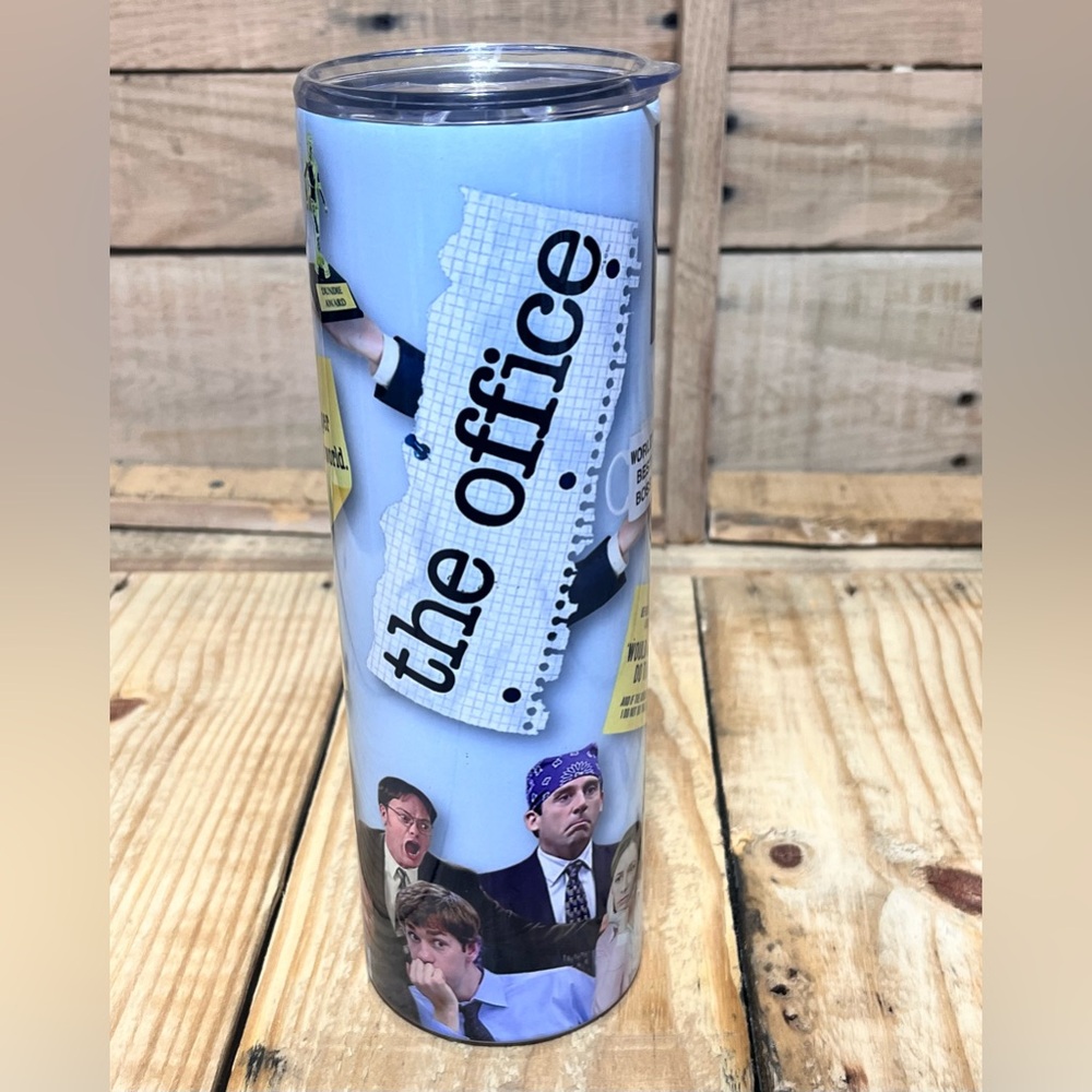 The Office Tumbler Cup With Lid 24 Oz NWOT